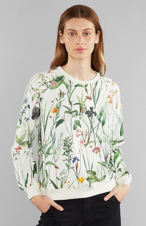 Ystad flower field sweater from Sophie Stone