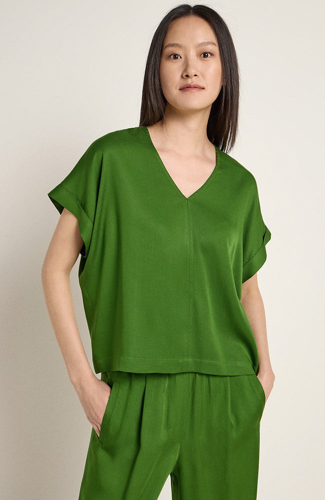 Tencel blouse groen from Sophie Stone