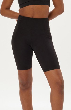 Compressive high-rise bike shorts black from Sophie Stone