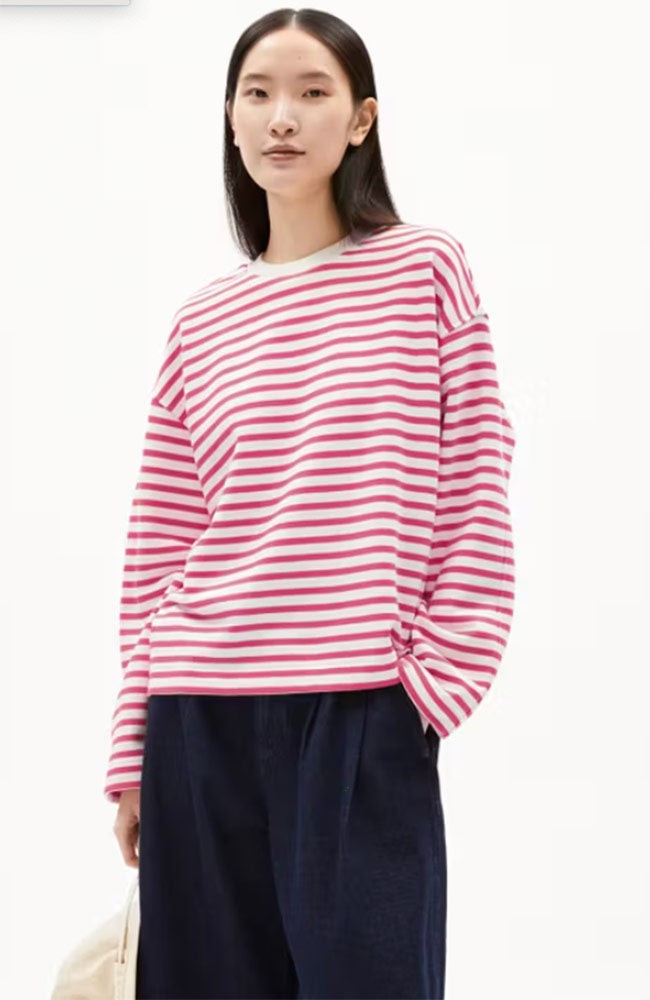 Frankaa trui stripe berry from Sophie Stone