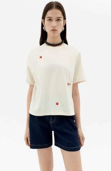 Sol Sol t-shirt Lucia wit via Sophie Stone