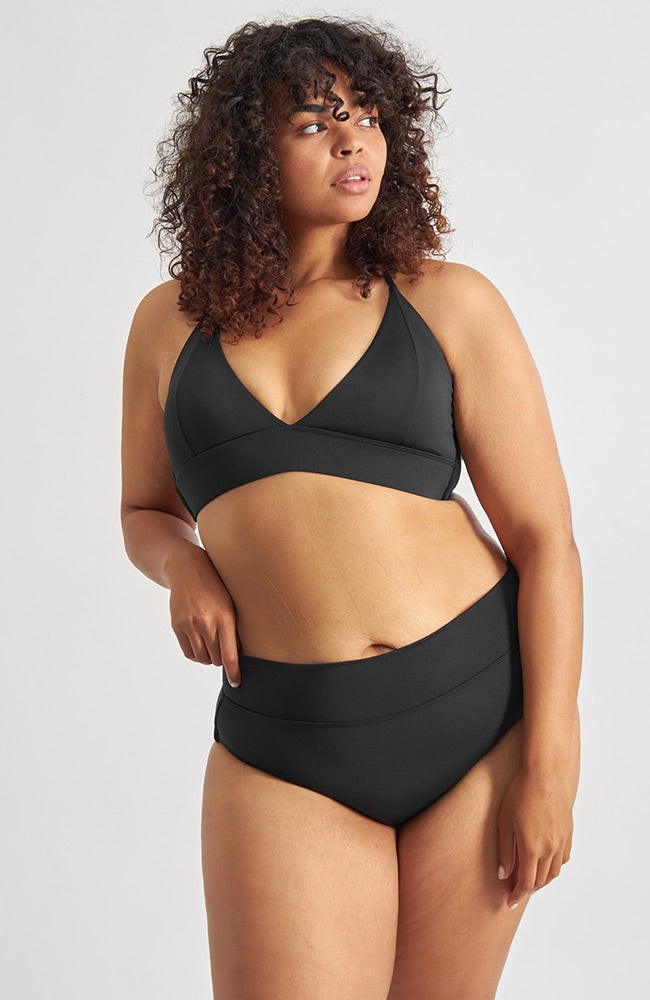 Bikinibroekje Slite black from Sophie Stone