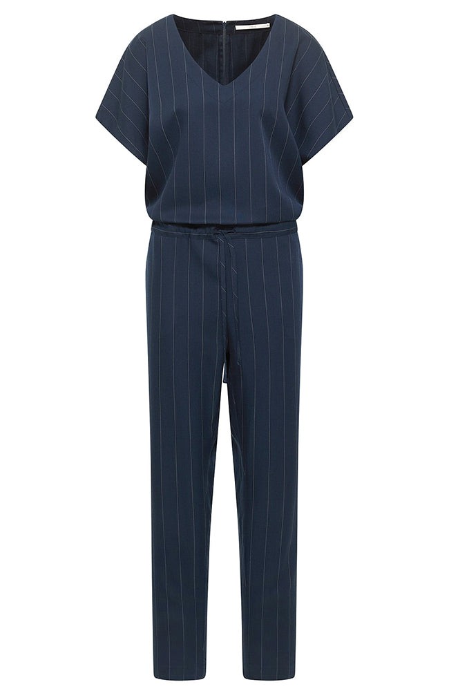 Krijtstreep jumpsuit navy from Sophie Stone