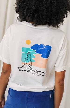 Uwins surf t-shirt off white from Sophie Stone