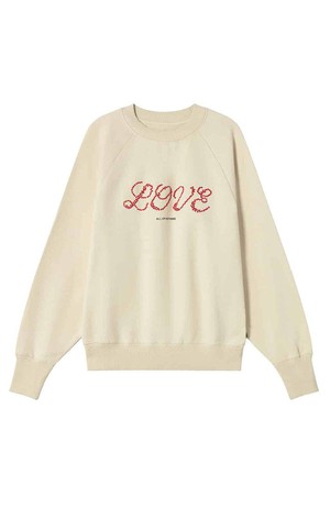 Bonnie sweater love beige from Sophie Stone