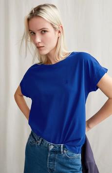 Idaara t-shirt lapis blue via Sophie Stone