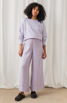 Leskov sweater light purple via Sophie Stone