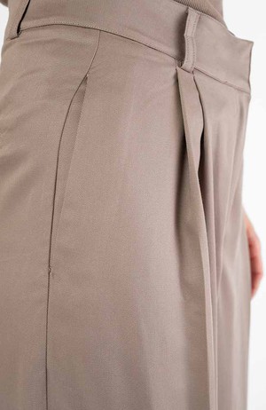 Bruine wide leg pantalon from Sophie Stone