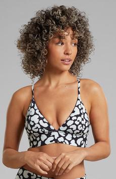 Bikinitop Alva Leopard black via Sophie Stone