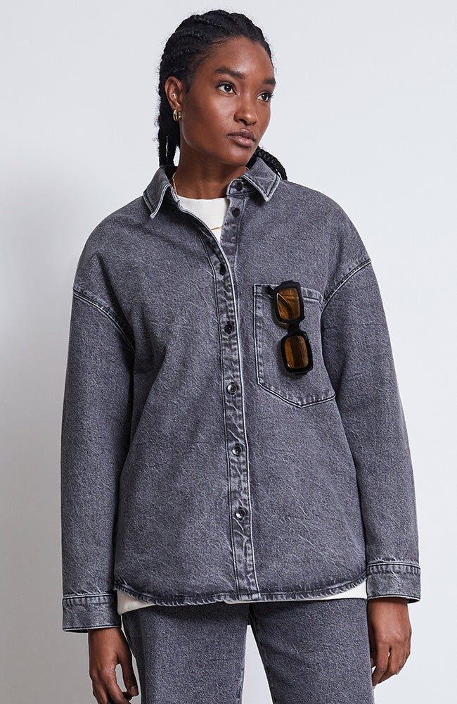 Solace denim shirt grey from Sophie Stone