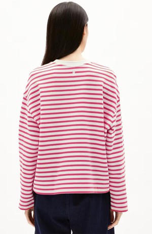 Frankaa trui stripe berry from Sophie Stone