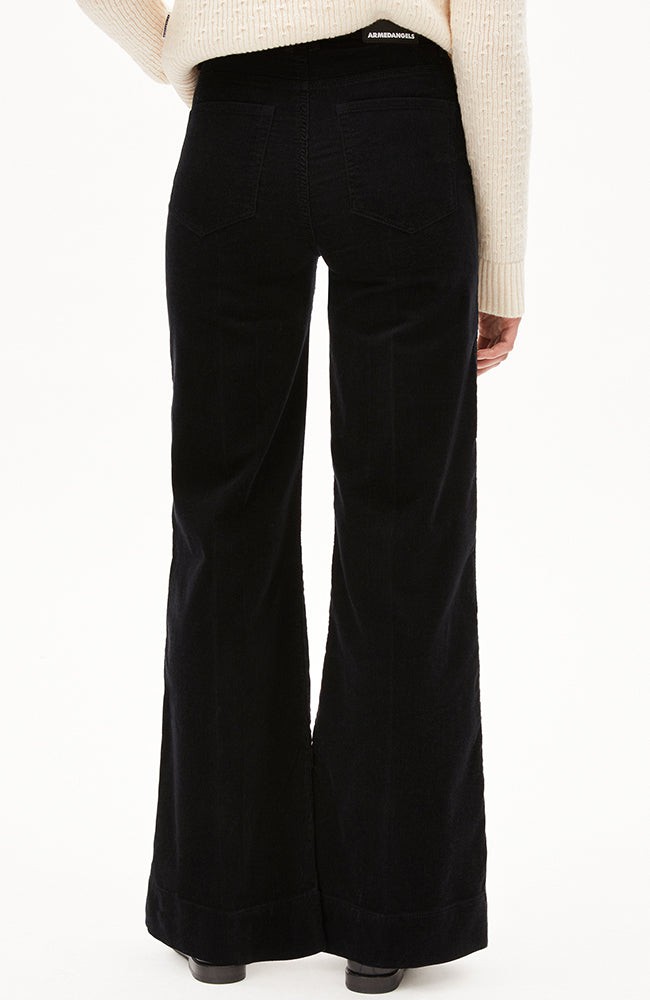 Murliaa corduroy broek zwart from Sophie Stone