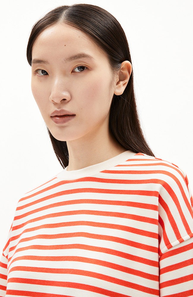 Frankaa stripe trui poppy from Sophie Stone