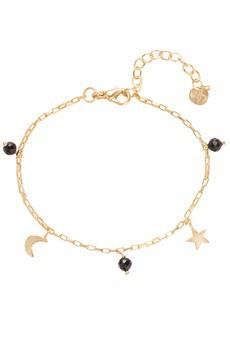 Charmed armband black onyx via Sophie Stone