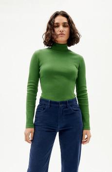 Aine rib top groen via Sophie Stone