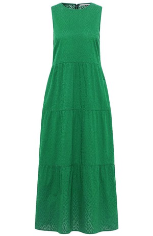 Maxi jurk structuur groen from Sophie Stone