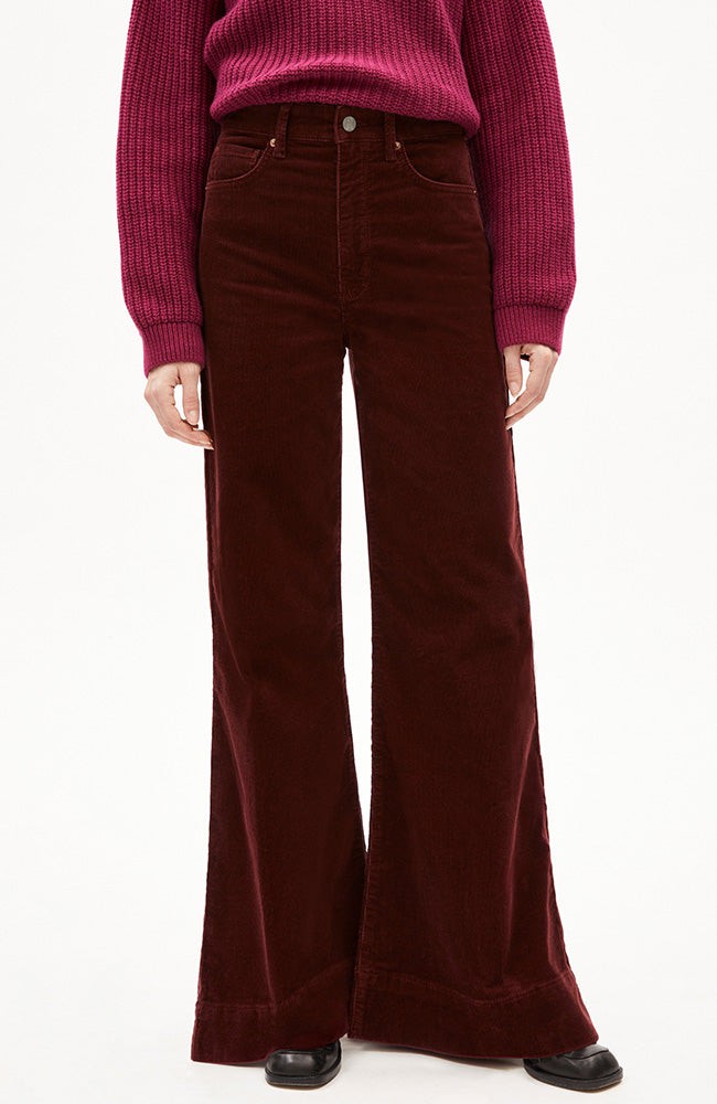 Murliaa corduroy broek cranberry from Sophie Stone