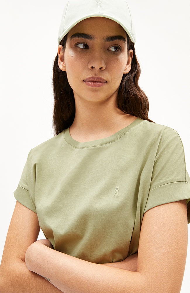 Idaara t-shirt light matcha from Sophie Stone