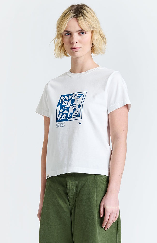 Alk t-shirt white from Sophie Stone