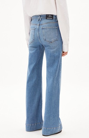 Murliaa wide leg jeans misty blue from Sophie Stone