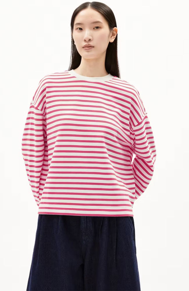 Frankaa trui stripe berry from Sophie Stone