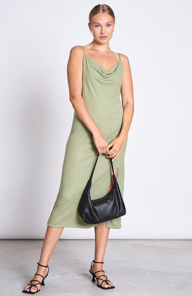 Helen midi jurk olive from Sophie Stone