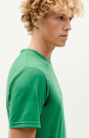 Hemp t-shirt clover green from Sophie Stone