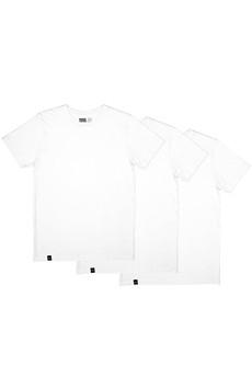 3-pack Stockholm Base t-shirts wit via Sophie Stone