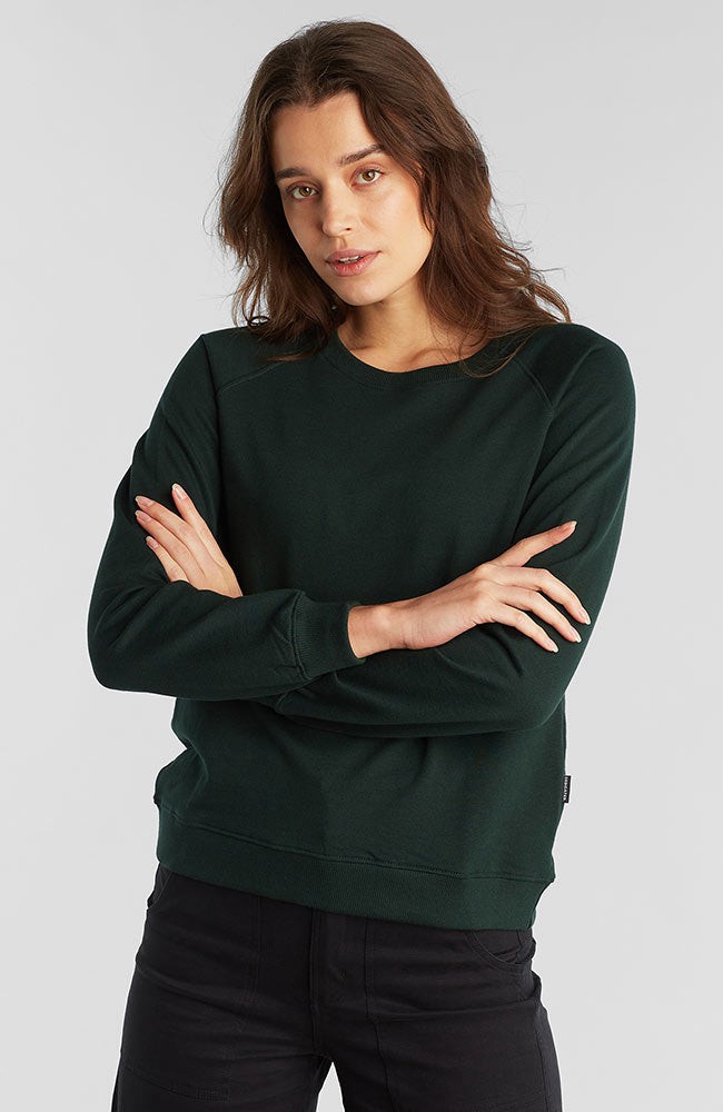 Ystad sweater dark green from Sophie Stone