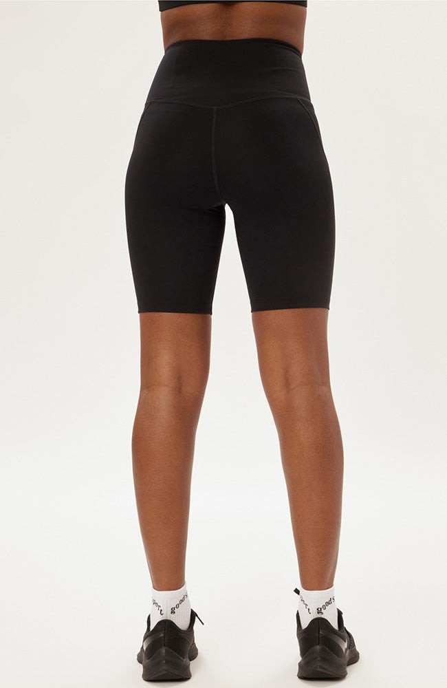 Compressive high-rise bike shorts black from Sophie Stone