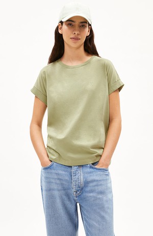 Idaara t-shirt light matcha from Sophie Stone