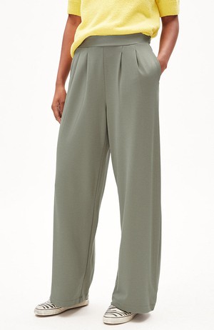 Juanaa broek grey green from Sophie Stone