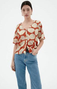 Libelula blouse leaf light via Sophie Stone