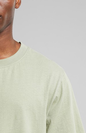 Gustavsberg Hemp Tea Green t-shirt from Sophie Stone