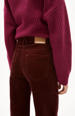 Murliaa corduroy broek cranberry from Sophie Stone