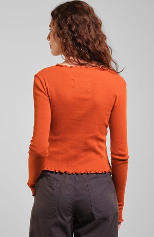 Ryd rib top cinnamon from Sophie Stone