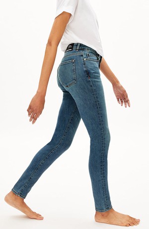 Tillaa skinny jeans tinted blue from Sophie Stone