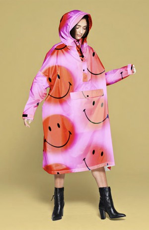 Candy Smiley Poncho from Sophie Stone