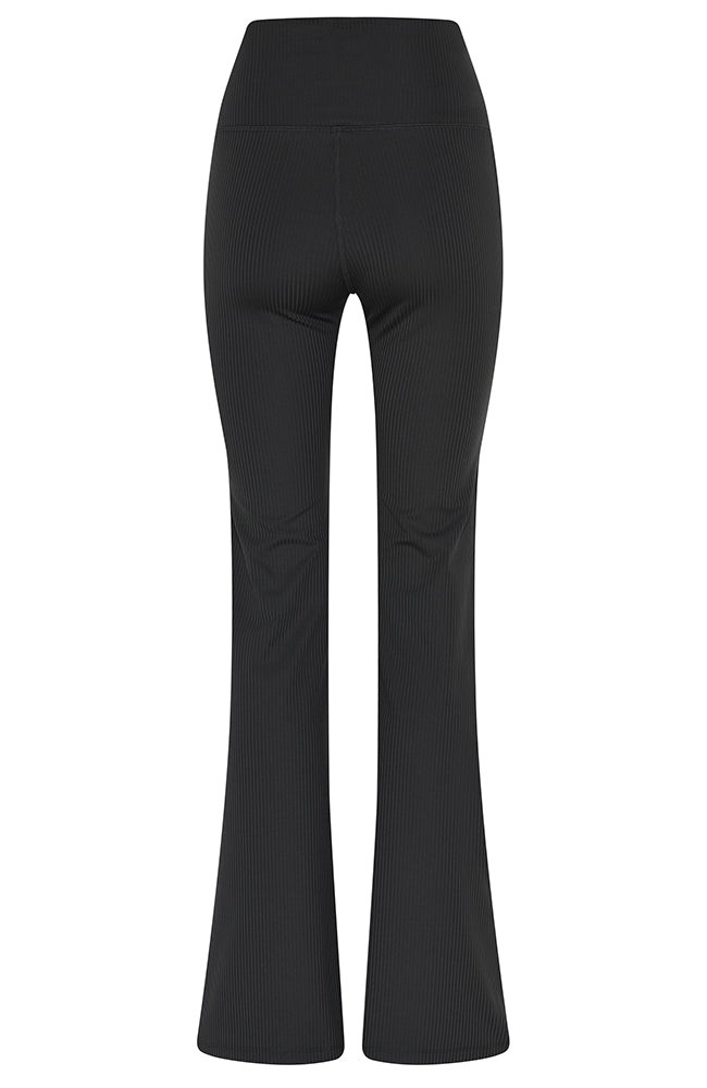 Compressive rib flare legging zwart from Sophie Stone