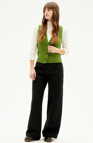 Ginger vest groen from Sophie Stone