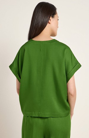 Tencel blouse groen from Sophie Stone