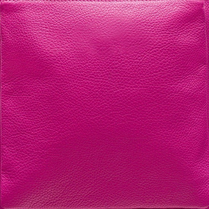 Fuchsia Soft Pebbled Leather Pocket Backpack from Sostter