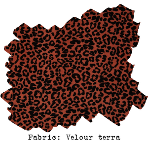 Leopard Ruffled Sweater Bio Cotton from Stephastique