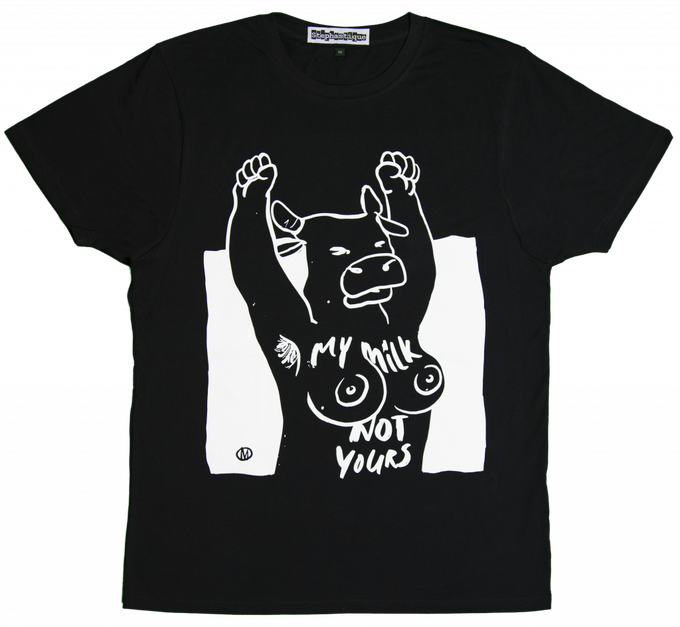 T-Shirt My Milk Not Yours BLACK from Stephastique