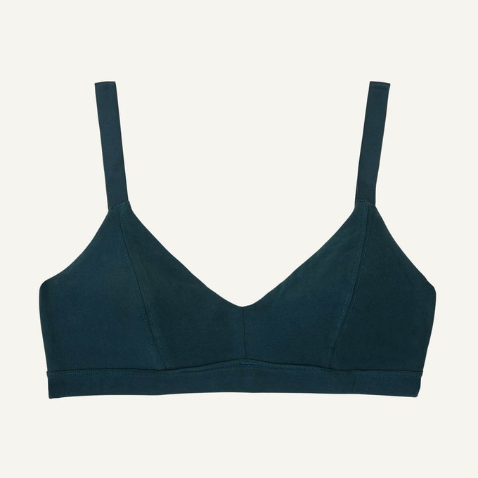 Organic Cotton Triangle Soft Bra in Meridian from Subset