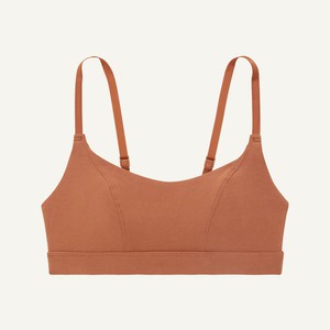 Organic Cotton Tank Bralette in Spice from Subset