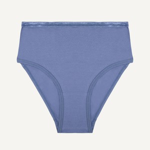 Organic Cotton High-Rise Brief in Gale from Subset