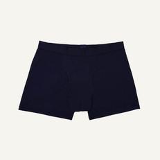 Organic Cotton Men's Boxer Brief in Marine via Subset