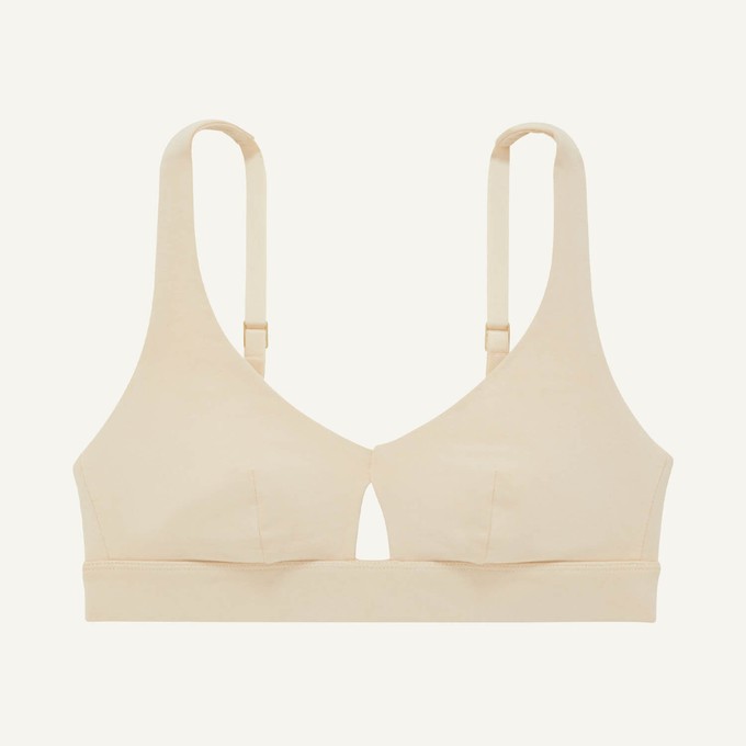 SALE Knickey Keyhole Bralette in Wheat from Subset