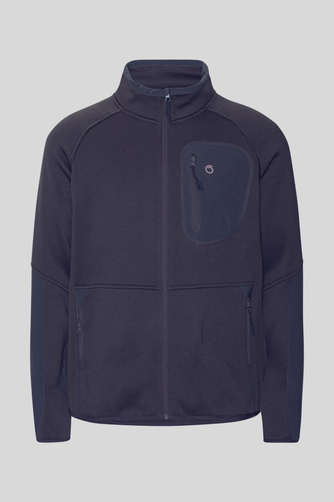 Tjele Zip Sweat Navy from Superstainable